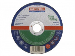 Faithfull Cut Off Wheel 100x3.2x16 Stone £1.15